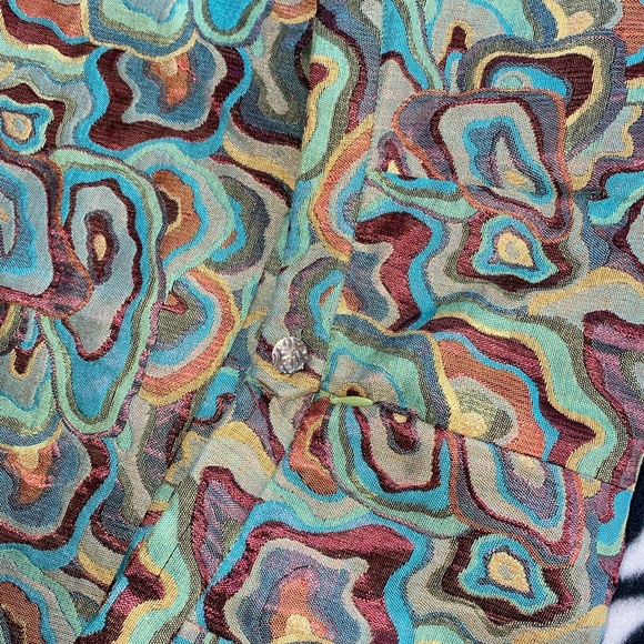 Abstract Patterned Mini Skirt - Picture 5 of 6